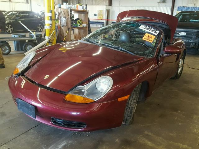 WP0CA298XXU632876 - 1999 PORSCHE BOXSTER RED photo 2