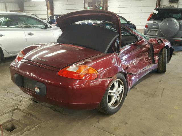 WP0CA298XXU632876 - 1999 PORSCHE BOXSTER RED photo 4