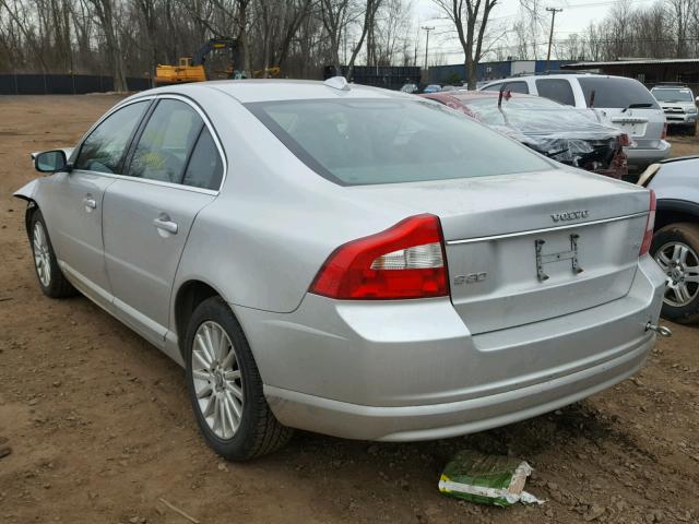 YV1AS982081081090 - 2008 VOLVO S80 3.2 SILVER photo 3