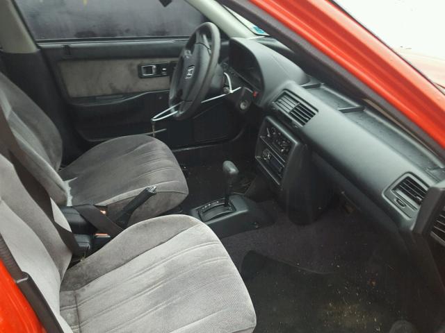 1HGED3655LL013071 - 1990 HONDA CIVIC LX RED photo 5