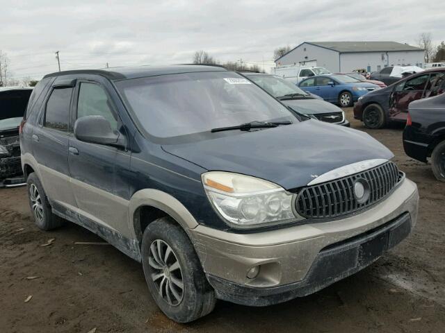 3G5DA03E24S566107 - 2004 BUICK RENDEZVOUS BLUE photo 1