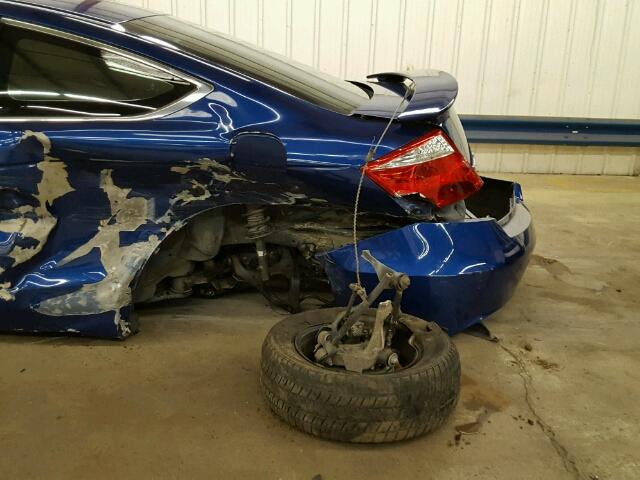 1HGCS12708A023941 - 2008 HONDA ACCORD EX BLUE photo 10