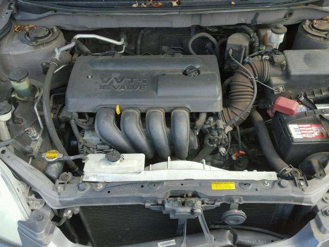 2T1KR32E44C257487 - 2004 TOYOTA COROLLA MA GRAY photo 7