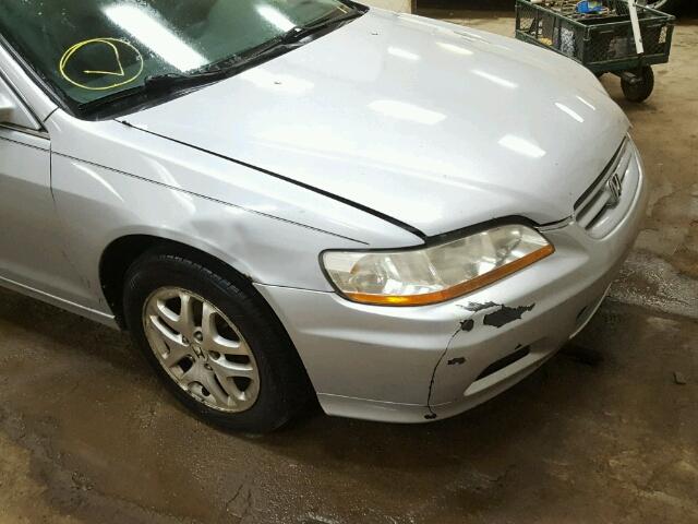 1HGCG22501A028505 - 2001 HONDA ACCORD EX SILVER photo 10