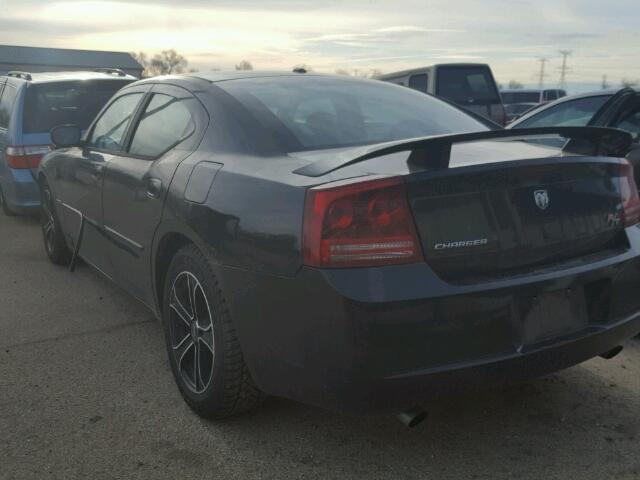 2B3LA53H27H804123 - 2007 DODGE CHARGER R/ BLACK photo 3