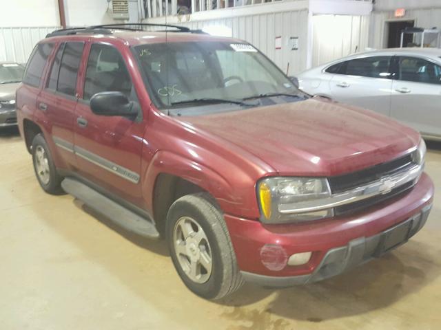 1GNDS13S022177046 - 2002 CHEVROLET TRAILBLAZE RED photo 1