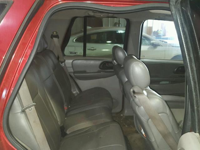 1GNDS13S022177046 - 2002 CHEVROLET TRAILBLAZE RED photo 6