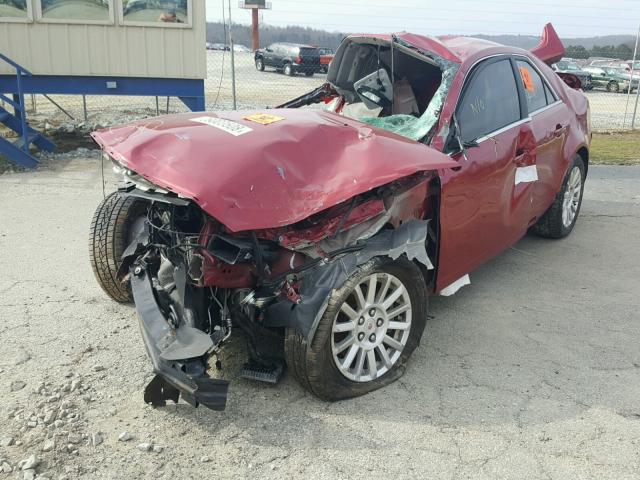 1G6DA5E5XC0112327 - 2012 CADILLAC CTS RED photo 2