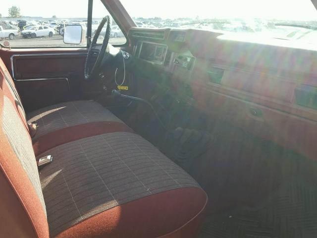 1FTHF36L8GPA81156 - 1986 FORD F350 RED photo 5