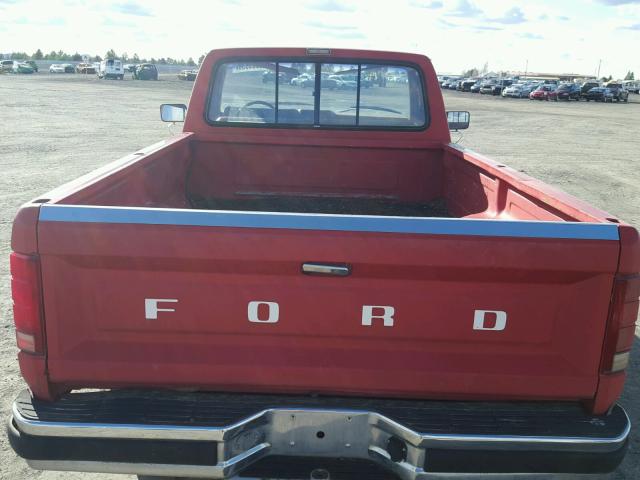 1FTHF36L8GPA81156 - 1986 FORD F350 RED photo 6