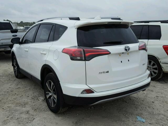 JTMWFREV7HD107181 - 2017 TOYOTA RAV4 XLE WHITE photo 3