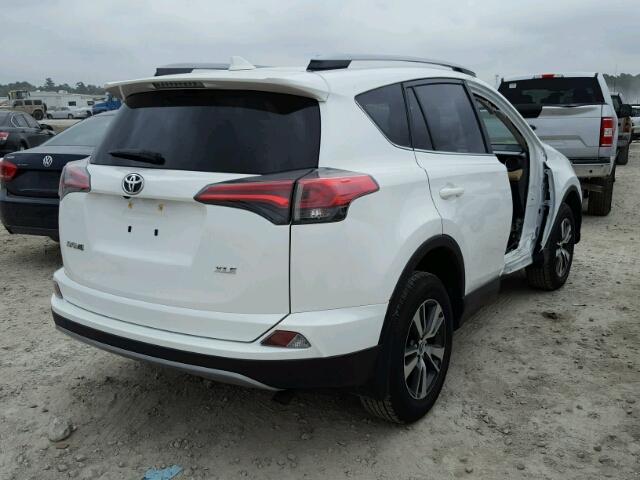 JTMWFREV7HD107181 - 2017 TOYOTA RAV4 XLE WHITE photo 4