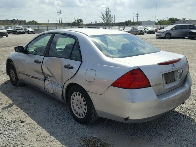 1HGCM56176A039414 - 2006 HONDA ACCORD VAL SILVER photo 3