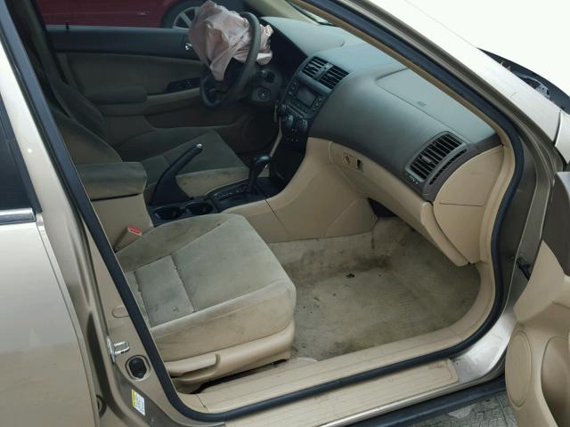 3HGCM56467G706471 - 2007 HONDA ACCORD LX GOLD photo 5