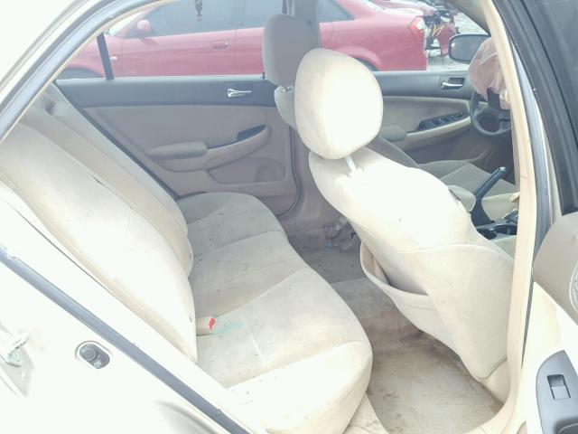 3HGCM56467G706471 - 2007 HONDA ACCORD LX GOLD photo 6