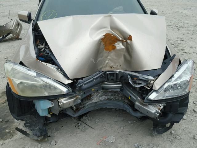 3HGCM56467G706471 - 2007 HONDA ACCORD LX GOLD photo 9