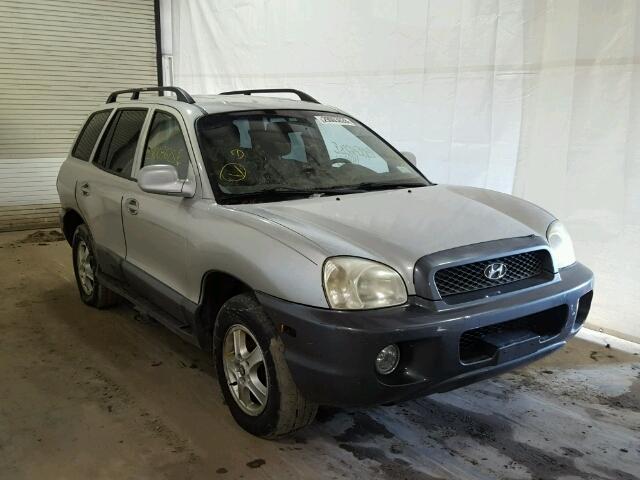 KM8SC73DX4U708435 - 2004 HYUNDAI SANTA FE G SILVER photo 1