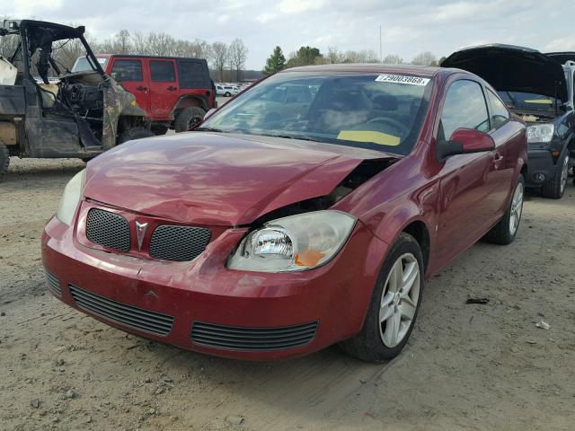 1G2AL15F177156780 - 2007 PONTIAC G5 MAROON photo 2