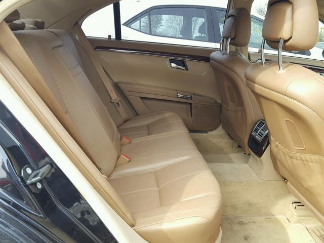 WDDNG86XX8A192446 - 2008 MERCEDES-BENZ S 550 4MAT BLACK photo 6