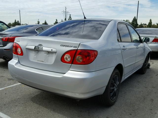 1NXBR32E97Z765294 - 2007 TOYOTA COROLLA CE SILVER photo 4