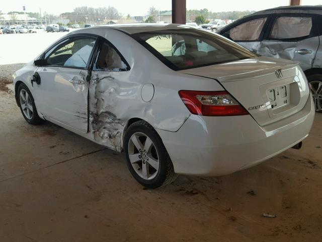 2HGFG12826H549817 - 2006 HONDA CIVIC EX WHITE photo 3