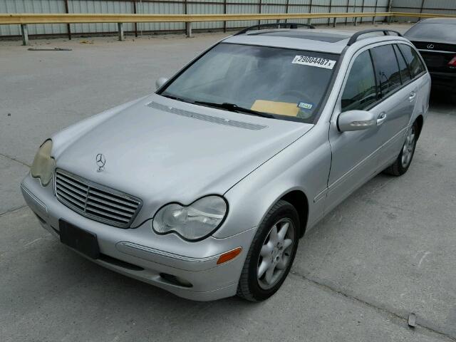 WDBRH61J43F372855 - 2003 MERCEDES-BENZ C 240 SPOR SILVER photo 2