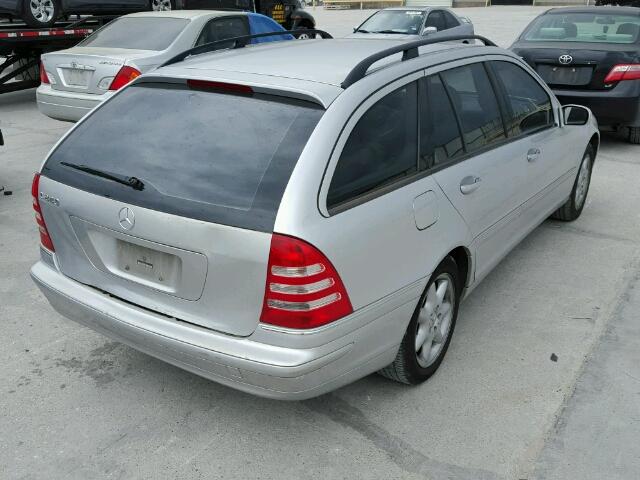 WDBRH61J43F372855 - 2003 MERCEDES-BENZ C 240 SPOR SILVER photo 4