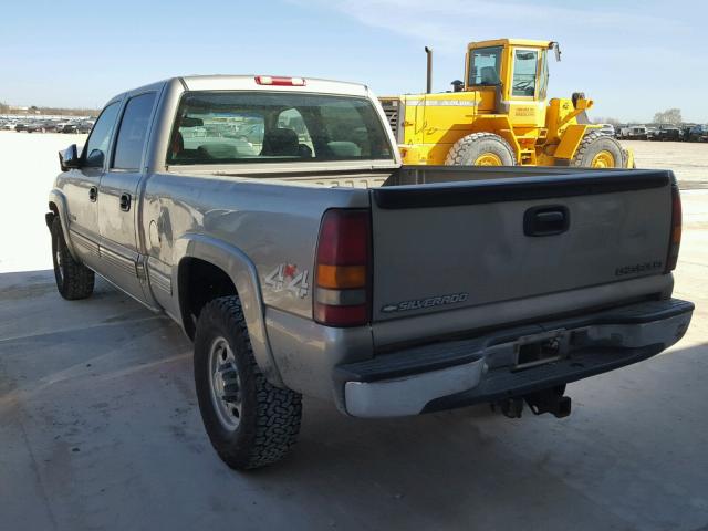 1GCGK13U01F204227 - 2001 CHEVROLET SILVERADO BEIGE photo 3