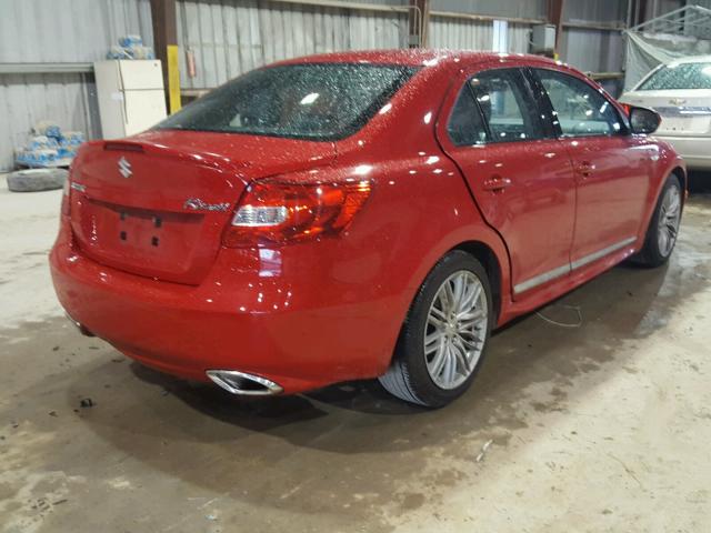 JS2RE9A63C6100164 - 2012 SUZUKI KIZASHI SP RED photo 4