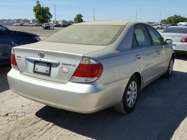 4T1BE32K16U697377 - 2006 TOYOTA CAMRY LE GREEN photo 4