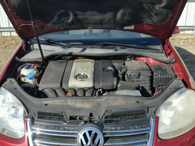 3VWRF71KX6M683343 - 2006 VOLKSWAGEN JETTA 2.5 RED photo 7