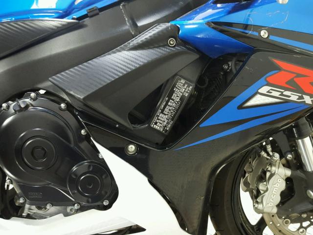 JS1GN7FA9E2100547 - 2014 SUZUKI GSX-R600 BLUE photo 12