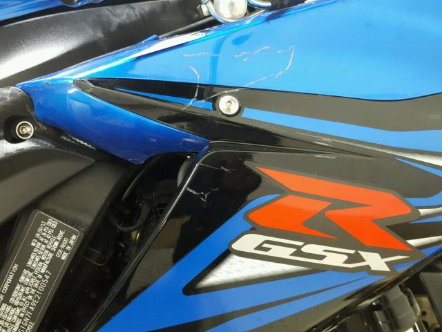 JS1GN7FA9E2100547 - 2014 SUZUKI GSX-R600 BLUE photo 16