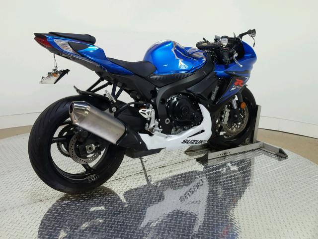 JS1GN7FA9E2100547 - 2014 SUZUKI GSX-R600 BLUE photo 8