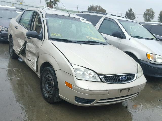 1FAFP34N66W123360 - 2006 FORD FOCUS ZX4 TAN photo 1