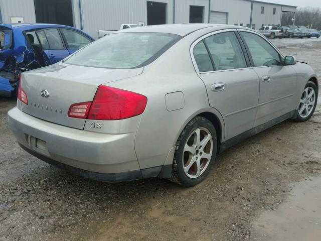 JNKCV51E93M316563 - 2003 INFINITI G35 SILVER photo 4