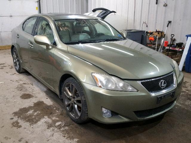 JTHBK262X82070224 - 2008 LEXUS IS 250 GREEN photo 1