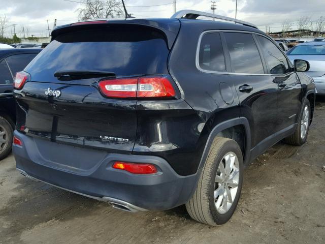 1C4PJLDSXFW684182 - 2015 JEEP CHEROKEE L BLACK photo 4