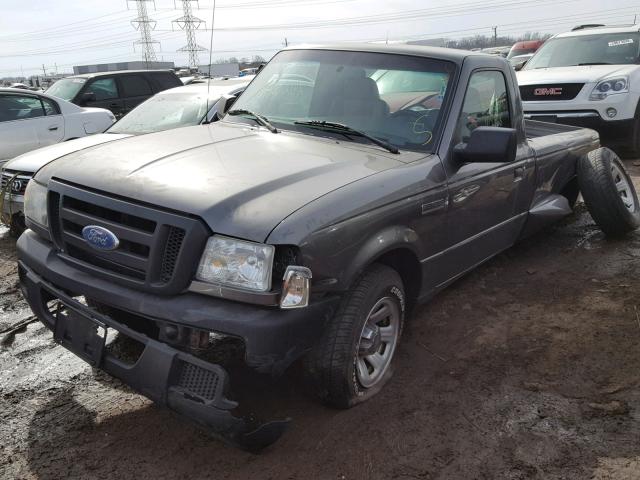 1FTYR10D77PA30860 - 2007 FORD RANGER GRAY photo 2