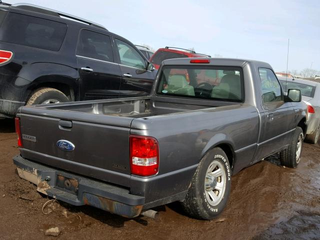 1FTYR10D77PA30860 - 2007 FORD RANGER GRAY photo 4