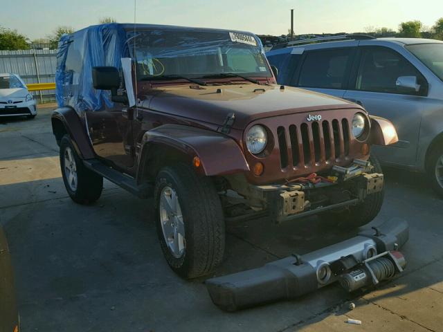 1J4AA5D19AL103705 - 2010 JEEP WRANGLER S MAROON photo 1