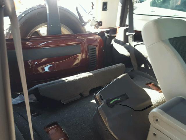 1J4AA5D19AL103705 - 2010 JEEP WRANGLER S MAROON photo 6