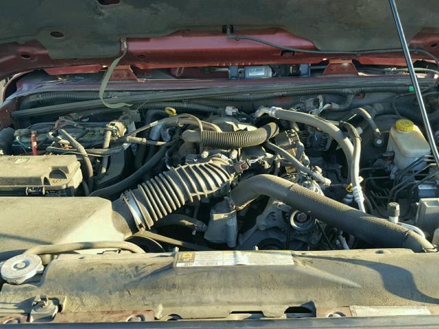 1J4AA5D19AL103705 - 2010 JEEP WRANGLER S MAROON photo 7