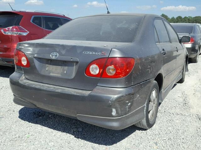 1NXBR32EX8Z005960 - 2008 TOYOTA COROLLA CE CHARCOAL photo 4