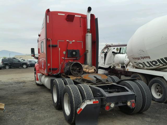 1XP7D49X89D775323 - 2009 PETERBILT 387 RED photo 3