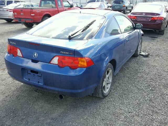 JH4DC53084S016425 - 2004 ACURA RSX TYPE-S BLUE photo 4