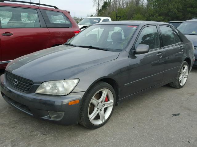 JTHBD182X10019258 - 2001 LEXUS IS 300 GRAY photo 2