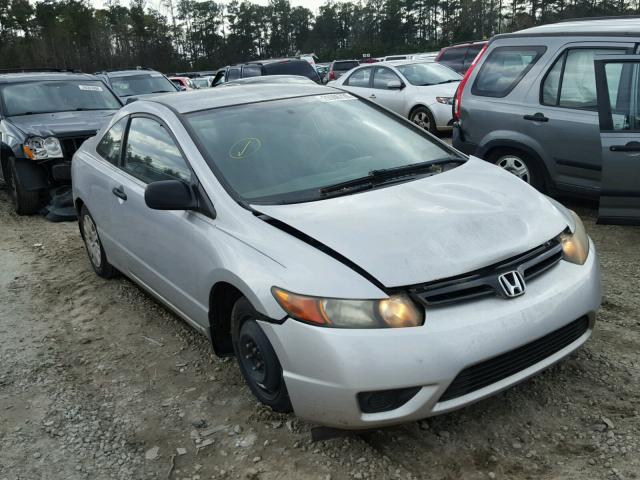 2HGFG12286H572188 - 2006 HONDA CIVIC DX SILVER photo 1