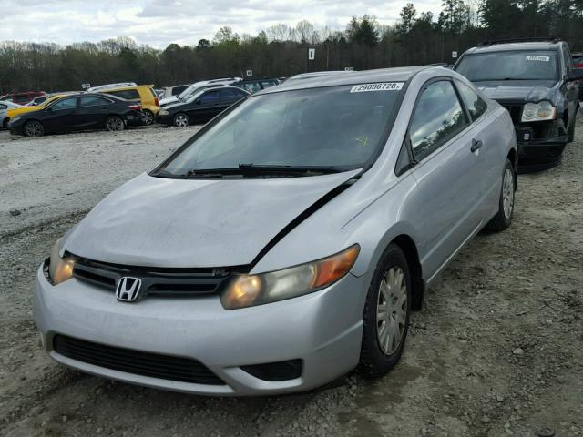 2HGFG12286H572188 - 2006 HONDA CIVIC DX SILVER photo 2