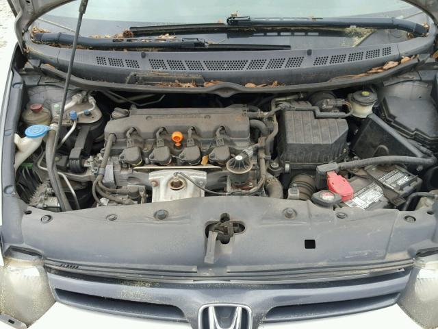 2HGFG12286H572188 - 2006 HONDA CIVIC DX SILVER photo 7